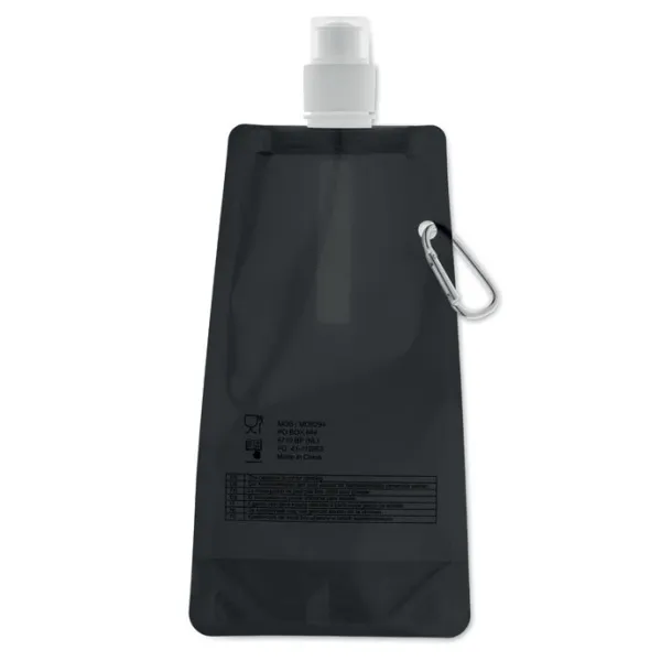 GATES složiva boca za vodu, 480 ml Crna