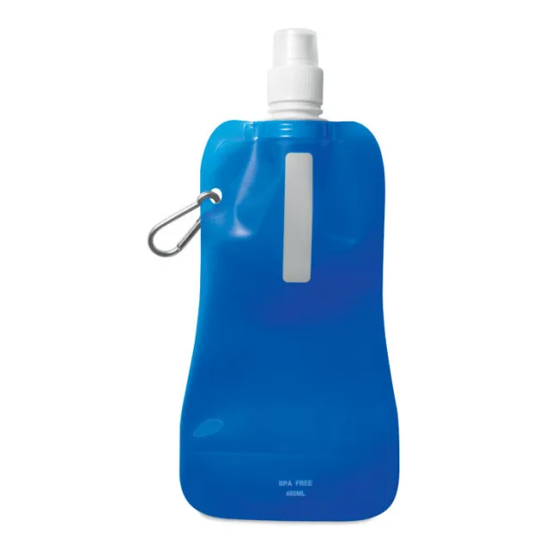 GATES Foldable water bottle transparent blue