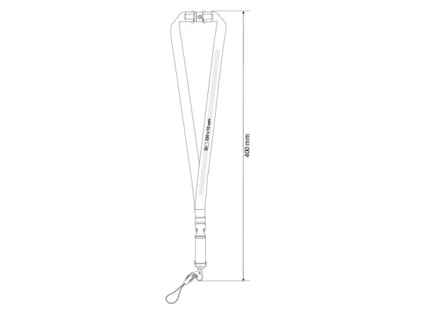 LANY PRO lanyard for ID cards Kiwi