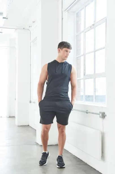  URBAN SLEEVEESS MUSCLE HOODIE - 240 g/m² - Just Cool Sports Grey