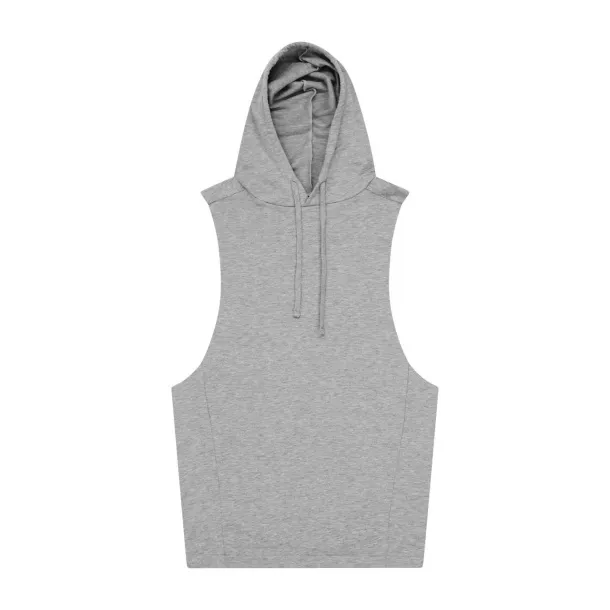  URBAN SLEEVEESS MUSCLE HOODIE - 240 g/m² - Just Cool Heather Grey