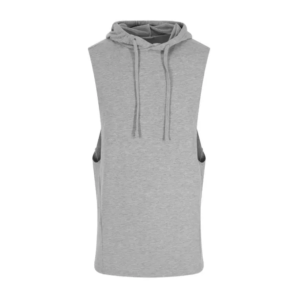  URBAN SLEEVEESS MUSCLE HOODIE - 240 g/m² - Just Cool Sports Grey