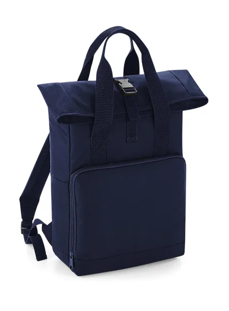  Twin Handle Roll-Top Backpack - Bagbase Navy Dusk