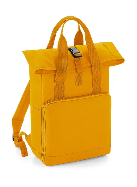  Twin Handle Roll-Top Backpack - Bagbase Mustard