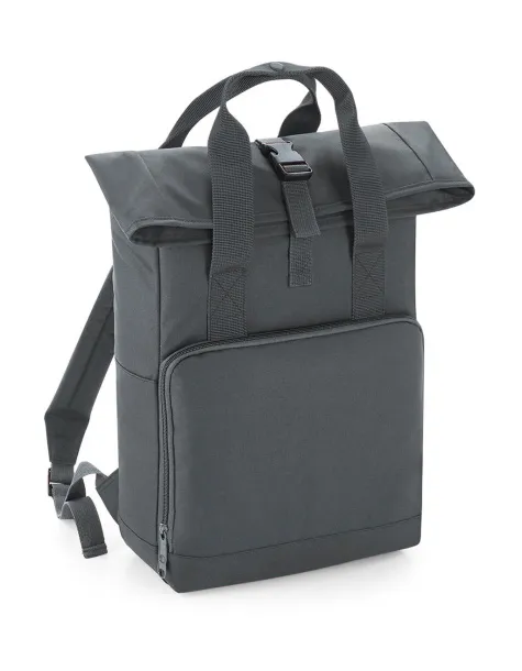  Twin Handle Roll-Top Backpack - Bagbase Graphite Grey