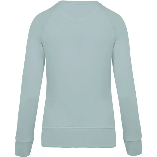  LADIES’ ORGANIC COTTON CREW NECK RAGLAN SLEEVE SWEATSHIRT - Kariban Light Steel