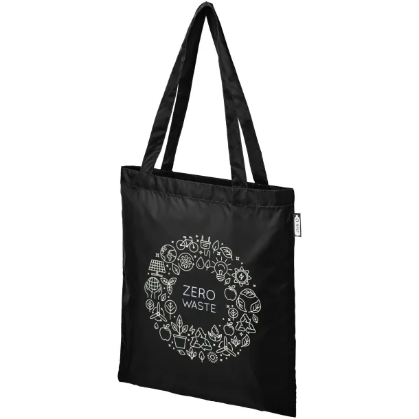 Sai RPET tote bag Solid black