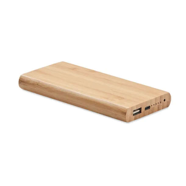 ARENA C Prijenosna baterija od bambusa, 6 000 mAh Drvo