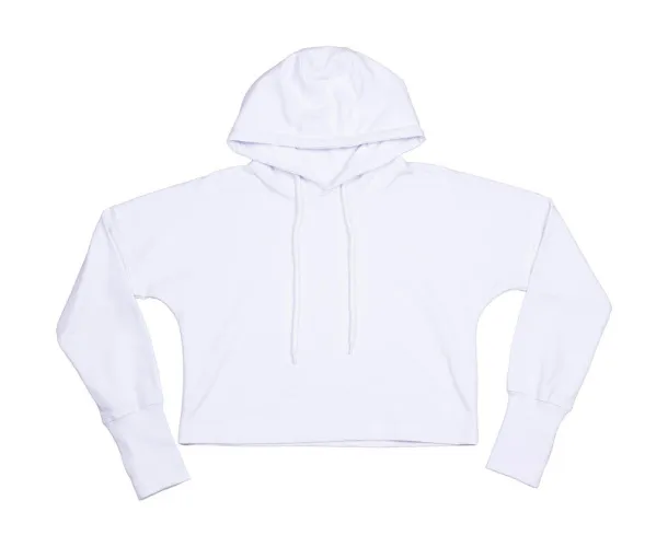  Skraćeni hoodie - Mantis Bijela