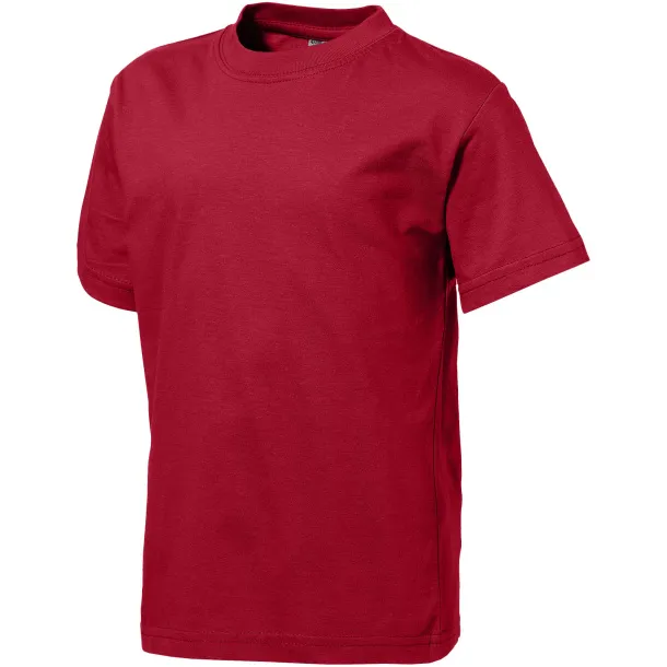Ace dječja majica kratkih rukava - Slazenger Tamno crvena