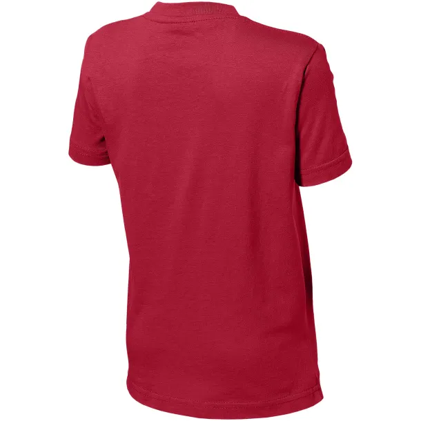 Ace short sleeve kids t-shirt - Slazenger Dark red