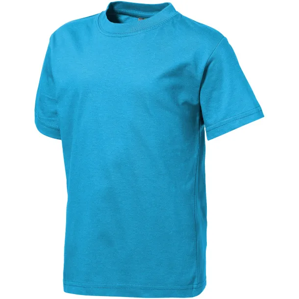 Ace short sleeve kids t-shirt - Slazenger Aqua