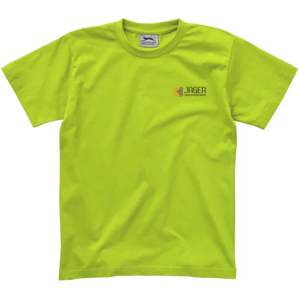 Ace short sleeve kids t-shirt - Slazenger Apple Green