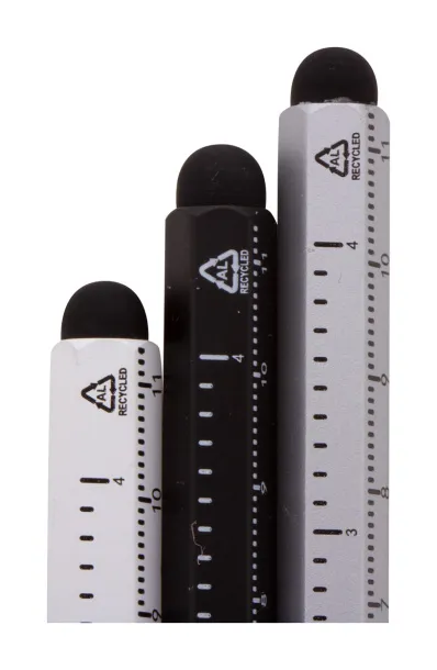 Ruloid inkless pen with ruler Black