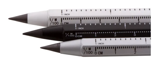 Ruloid inkless pen with ruler Black