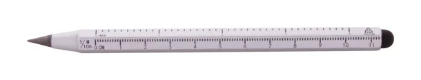 Ruloid inkless pen with ruler Silver