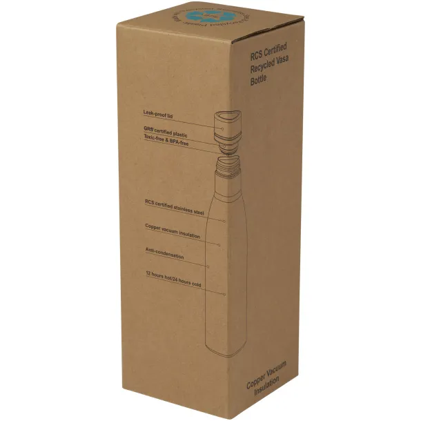 VASA termosica od recikliranog nehrđajueg čelika, 500 ml Srebrna
