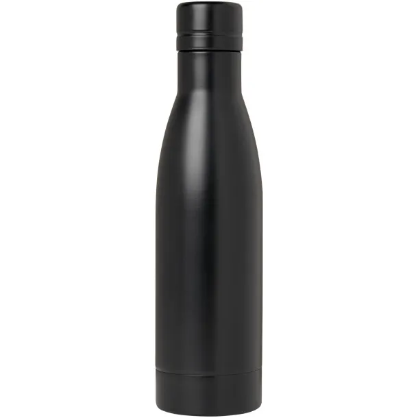 VASA 500 ml RCS certified recycled stainless steel copper vacuum insulated bottle Crna