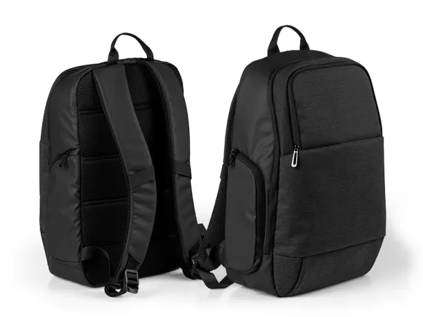 BARON Business backpack, 15'' - BRUNO Crna