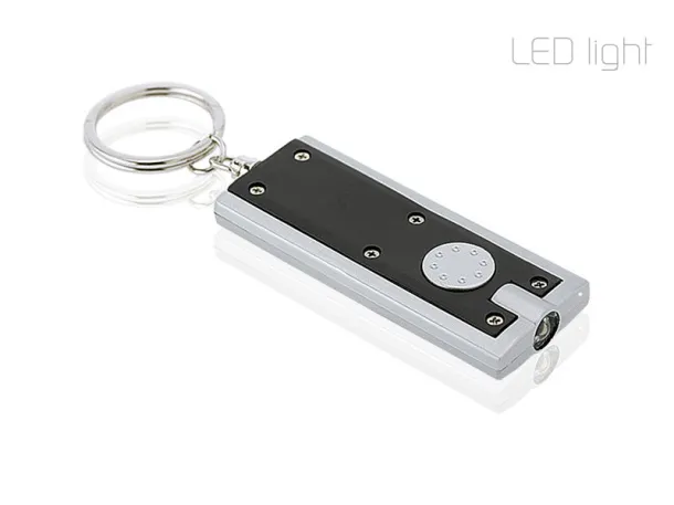 GLIT key holder with LED lamp Black