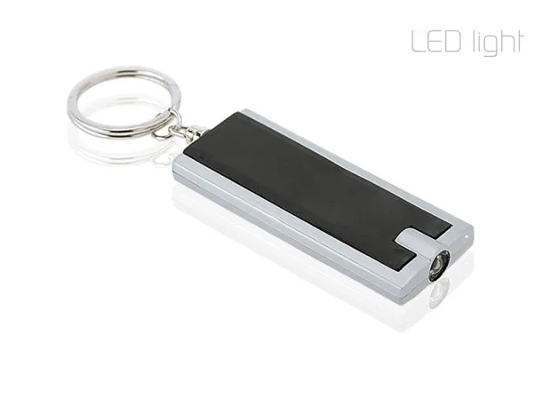 GLIT key holder with LED lamp Black