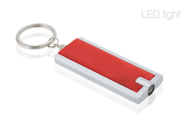 GLIT key holder with LED lamp Red