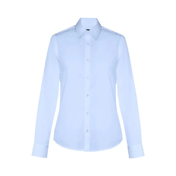 PARIS WOMEN Women's poplin shirt Light blue