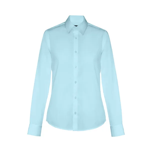 PARIS WOMEN Women's poplin shirt Light blue