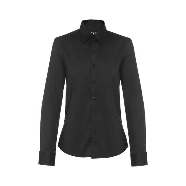 PARIS WOMEN Women's poplin shirt Black