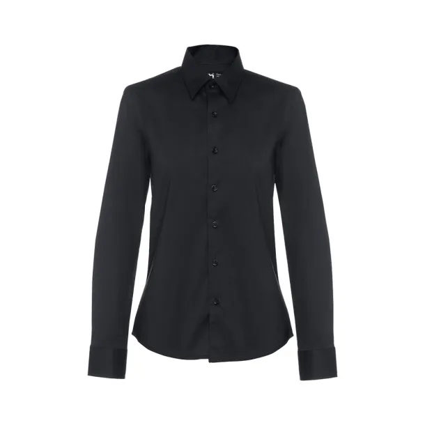 PARIS WOMEN Women's poplin shirt Black