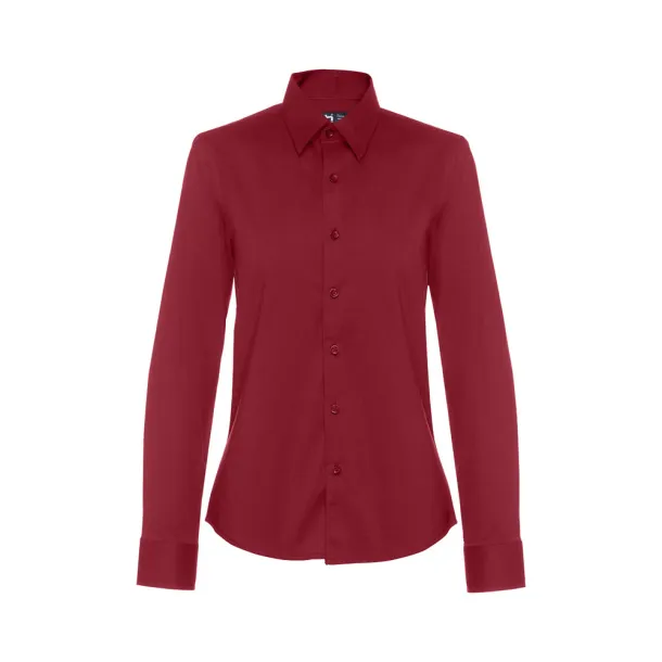 PARIS WOMEN Women's poplin shirt Burgundy