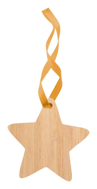 Holonda Christmas tree ornament, star Natural