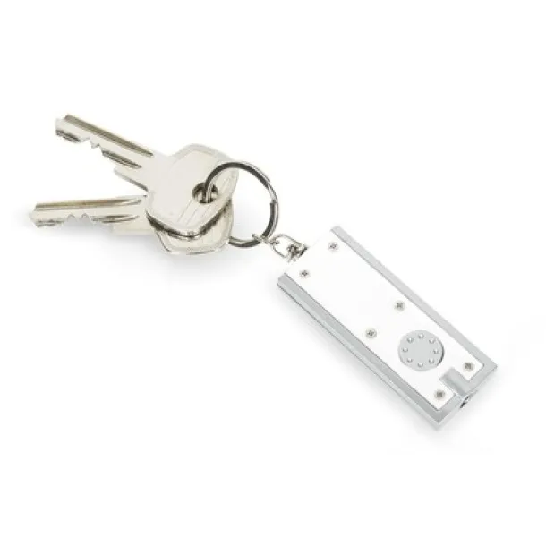  Keyring, 1 LED light Bijela