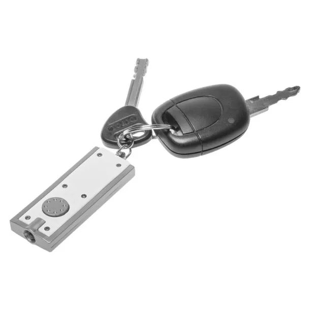  Keyring, 1 LED light Bijela