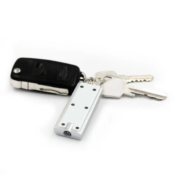  Keyring, 1 LED light Bijela