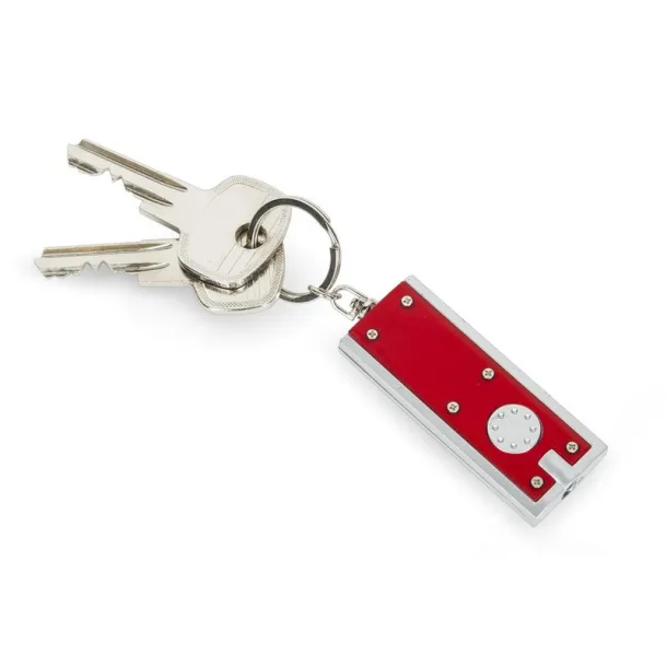  Keyring, 1 LED light red