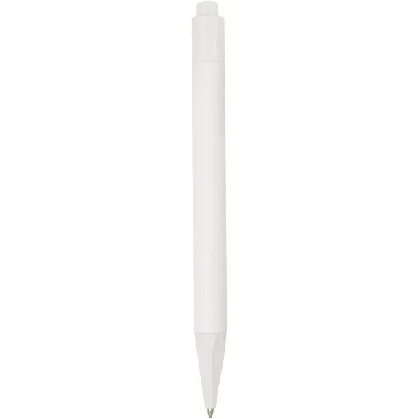 Terra corn plastic ballpoint pen - Marksman White