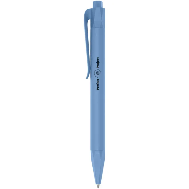 Terra corn plastic ballpoint pen - Marksman Blue