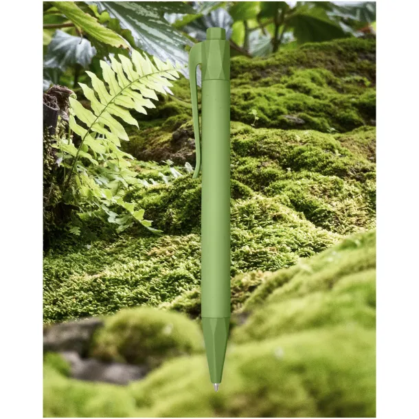 Terra corn plastic ballpoint pen - Marksman Moss green