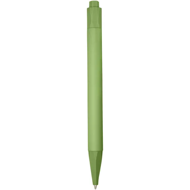 Terra corn plastic ballpoint pen - Marksman Moss green