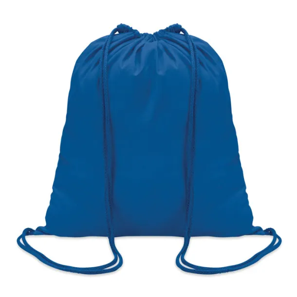 COLORED Cotton 100 gsm drawstring bag Royal blue