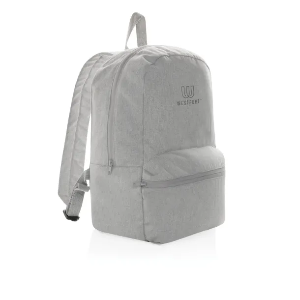  Impact AWARE™ 285 gsm rcanvas backpack undyed - XD Collection Grey 