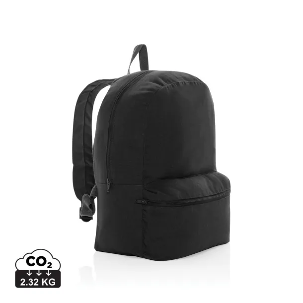  Impact AWARE™ 285 gsm rcanvas backpack undyed - XD Collection Black 