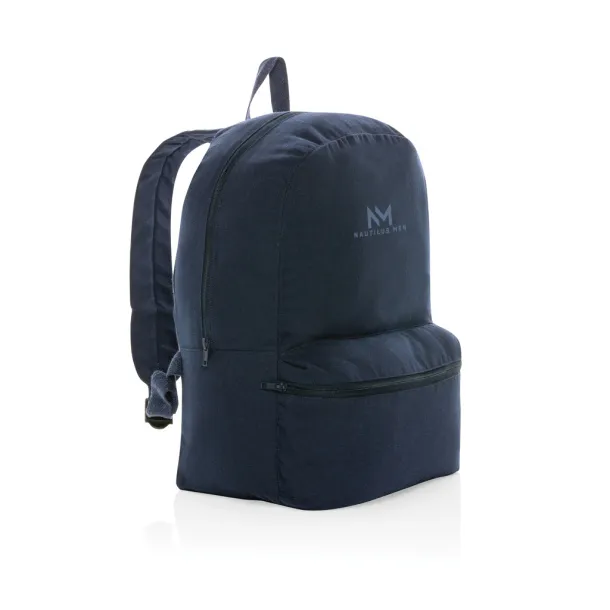  Impact AWARE™ 285 gsm rcanvas backpack undyed - XD Collection Navy Blue 