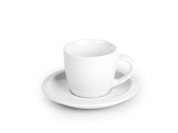 MOMENTO MINI šalica i tanjurić za Espresso, 100 ml - CASTELLI Bijela