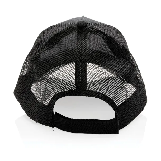  Impact AWARE™ Brushed rcotton 5 panel trucker cap 190gr - XD Collection Black 