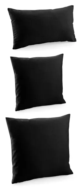  Fairtrade Cotton Canvas Cushion Cover - Westford Mill Black