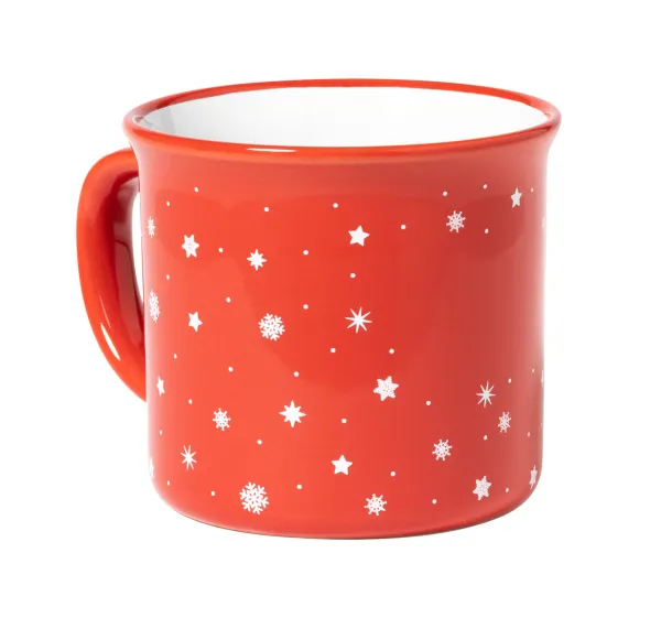 Verdux vintage Christmas mug Red