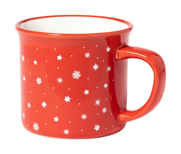 Verdux vintage Christmas mug Red