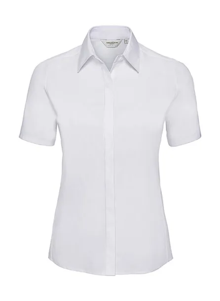  Ladies' Ultimate Stretch Shirt - Russell  Bijela